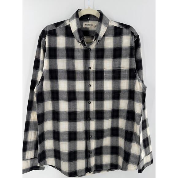 Taylor Stitch Other - Taylor Stitch The Jack Everyday Oxford Coal Herringbone Check Shirt 40 M